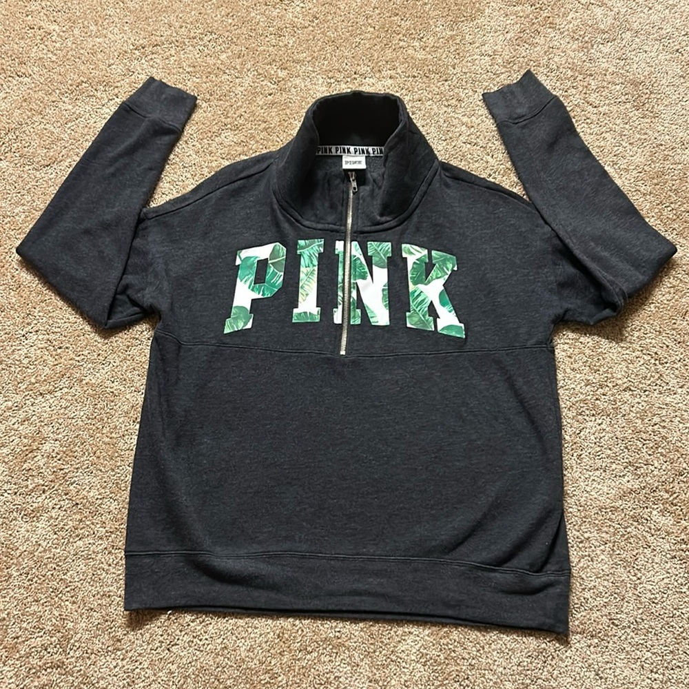 Victoria’s Secret PINK Half Zip Sweatshirt